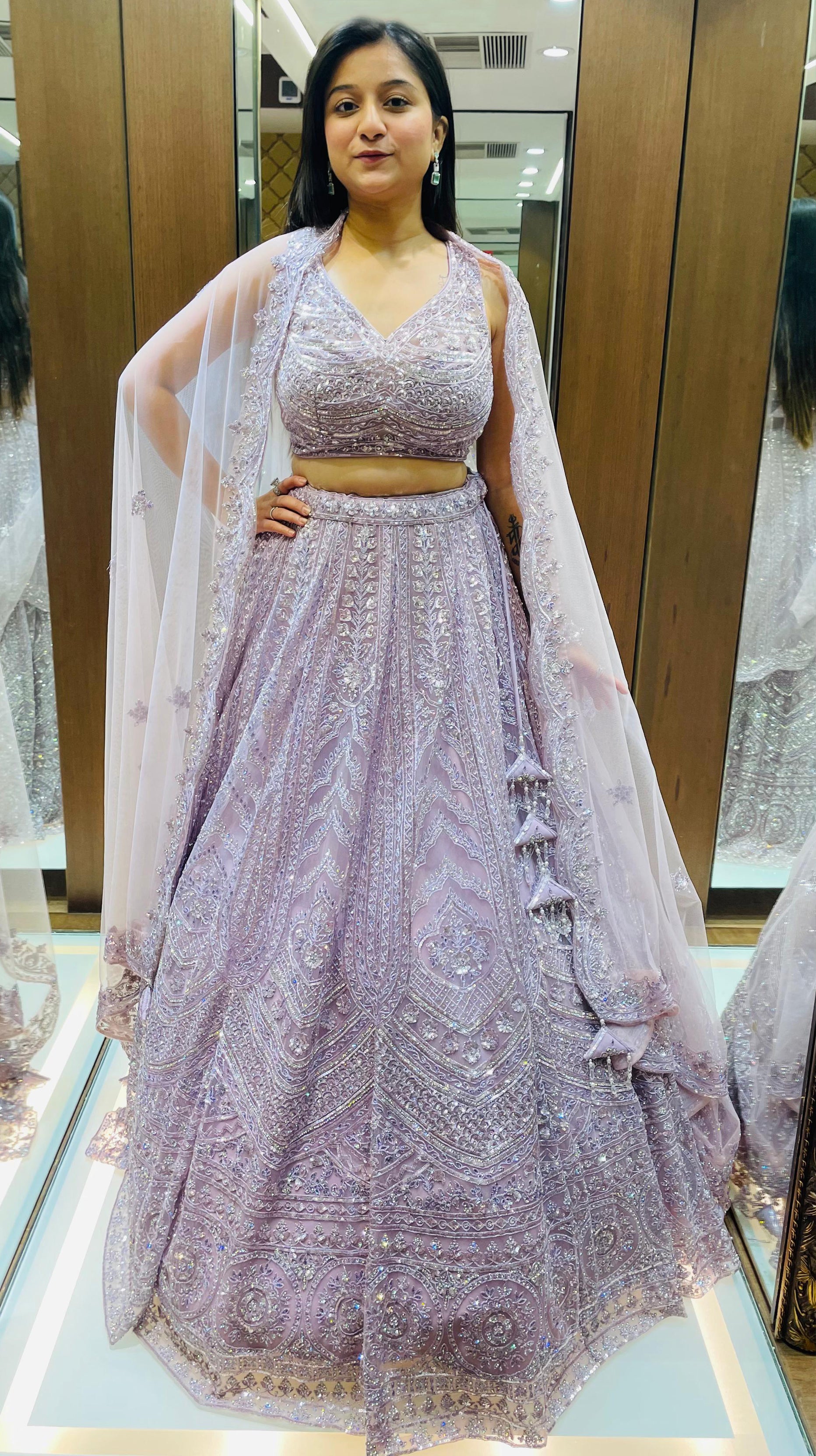 Exclusive Purple Color Hand Work Lehenga Choli